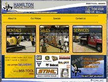 Tablet Screenshot of hamiltonrentalcenter.com